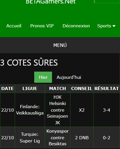 bulletins de paris gagnants